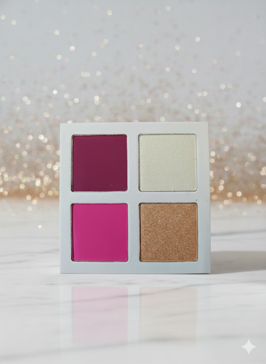 Luminous Layers : Diamond-Garnet duo palette| Theresa x vp cosmetics