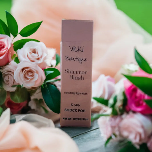 VP Boutique Liquid Shimmer Blush – Radiant Glow - VP Boutique Cosmetics